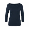 Tchibo - Tričko s trojštvrťovými rukávmi - pre dámy - veľ. XL 48/50 - farba: modrá