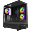 Phanteks XR Tempered Glass midi tower PC skrinka čierna; XR (B)