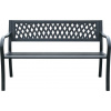 VENETI Záhradná lavička LAIMA - čierna