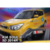 Deflektory - protiprievanové plexi Kia Soul II 5D od 2014