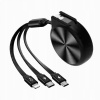 Sada USB káblov - USB typ C / microUSB / Lightning WIWU