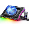 CHLADIACA PODLOŽKA POD NOTEBOOK RGB REGULÁCIA RÝCHLOSTI DRŽIAK NA TELEFÓN