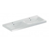 Geberit iCon Dvojumývadlo, 120x48 cm, s prepadom, 2 otvory na batérie, KeraTect, biela 501.838.00.2