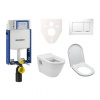 Cenovo zvýhodnený závesný WC set Geberit na zamurovanie + WC VitrA Integra vr. sedadla SIKOGE2V5