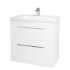 Dreja Umývadlová skrinka BIG INN SZZ2 80 - M01 Biela mat / Úchytka T04 / M01 Biela mat