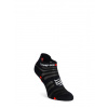 Ponožky Compressport Pro Racing Socks v4.0 Ultralight Run Low - black/red