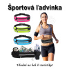 Vodeodolný športový pás či penaženka, vhodný na beh - bledomodrý