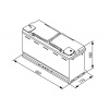 Bosch S5 12V 105Ah 950A 0 092 S5A 150