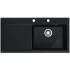 Franke Mythos keram. drez Fraceram MTK 611-100/7 Onyx 1000x510+sitkový ventil FRA 124.0335.856