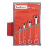 Fortum 4720301 Račňové očkové kľúče, 8-19mm, 4-dielna sada Fortum