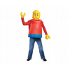 Kostým pre chlapca- Pilotný kostým diaľkového ovládania 4 prvky 140 (Lego Guy Classic LEGO ikonická veľkosť oblečenia)