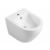 CERANO - Keramický závesný bidet Fizo - biela matná - 36x37x49 cm