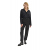 NOHAVICE LA MARTINA WOMAN TROUSERS POLY VISCOSE TW BLACK