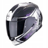 INTEGRÁLNA PRILBA SCORPION EXO-491 RUN BLACK CHAMELEON BIELA PURPLE XS