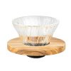 HARIO Drip V60-01 - sklenený dripper na kávu s meracou nádobkou