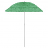 vidaXL Plážový slnečník Hawaii, zelený 180 cm - Zelená - 50034-5229