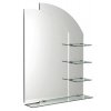 AQUALINE - Zrkadlo WEGA s policami 65x90cm 65028
