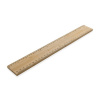 Obojstranné bambusové pravítko 30cm , Brown Farba: Brown
