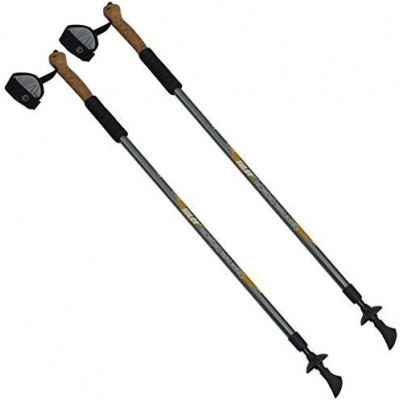 SULOV Palice na Nordic Walking pre dospelých Trekingové palice pár, oranžové, 90-150 cm, Trek-2