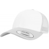 Flexfit | 6606CF, 6 panelová Trucker šiltovka, sivá Silver - biela - sivá Silver