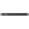LANBERG PDU-10I-0200-IEC-BK PDU 1U 10A 10 sockets IEC C13 2m Black