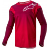 dres RACER HOEN, ALPINESTARS (červená/karmínová, vel. 2XL)
