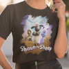 Tričko s potlačou SHAUN THE SHEEP Pánsky Čierna S