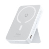 Baseus magnetická power banka MagPro PPCXZ05 (P10064101223-00) – USB-C, MagSafe, 5 000 mAh, 20 W, USB-C kábel 3 A (30 cm), biela