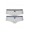 Microfibre boxer Bellinda s prúžkom 2 ks M biela