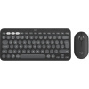 Logitech Pebble 2 combo - tenká bezdrôtová klávesnica a myš, kombo, US - graffitová