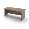 Lenza Ergonomický stôl TopOffice 200 x 100 cm, pravý, dub charleston