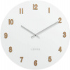 Veľké biele drevené hodiny LAVVU WHITE LCT4070
