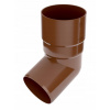 Bryza Plastové koleno 67° Ø 90 mm RAL 8017 hnedé