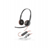 Poly Blackwire 3220 náhlavní souprava, USB-C/A adaptér, stereo (8X228AA)