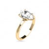 iZlato Forever Obruč zo žltého zlata solitaire pre 2ct diamant Bethany, 14K CSTM2-200