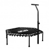 Aga FITNESS Trampolína 130 cm Čierna + madlo
