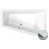 Polysan TRIANGL R SLIM asymetrická vaňa 180x120x50cm, biela SPH 20611S