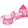 Stan Detský domček Castle for Garden House 21510 PINK (Hrací stan, tunel, ihrisko pre deti vonkajší raketový stan)