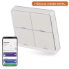GoSmart Prenosný ovládač scén IP-2004ZW, ZigBee 3.0, 4-tlačidlový (H5013)