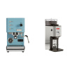 Profitec GO, blue + Lelit William PL72-P