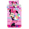 Jerry Fabrics obliečky Minnie bows and flowers 140x200 70x90