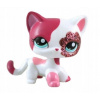 LPS littlest Pet Shop Kitty Shorthair White and Ružová (LPS littlest Pet Shop Kitty Shorthair White and Ružová)