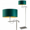 Podlahová lampa na čítanie POINT s módnym LED tienidlom (Stolová lampa pre bodové čítanie módna lampa LED)