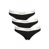 Dámske nohavičky Calvin Klein, 3 ks čierna | biela S Calvin Klein 8721224065225