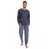Pánské pyžamo Roy 3074/3075/3076/31 TARO jeans 6XL