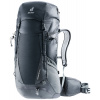 Deuter Futura Pro 42l EL (extra long) turistický batoh - delší záda pro vyšší postavu - Black-graphite