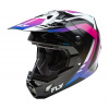 přilba FORMULA CP, FLY RACING - USA (bílá/černá/fialová) M140-2369