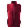 RIMECK NEXT 518 / Unisex fleece vesta - tmavo červená XXXL