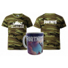 Tričko Atiplus 146 (Fortnite camo set t -shirt size 146 + hrnček)