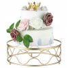 Stojan / Podnos na tortu, veľký, zlatý NUPTIO, 30 cm